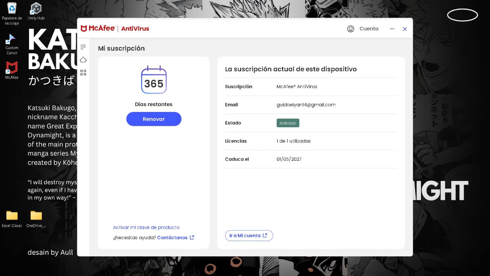 Instalación Antivirus McAfee